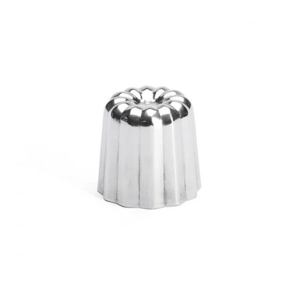 DE BUYER Stainless Steel Cannelé Mold - 3 Sizes