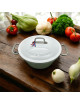 LA COCOTTE FRANCAISE Cast Iron Cocotte 26cm Snow White from the Pyrenees