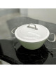 LA COCOTTE FRANCAISE Cast Iron Cocotte 26cm Snow White from the Pyrenees