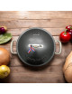 LA COCOTTE FRANCAISE Cast Iron Cocotte 26cm Intense Black Parisian Café