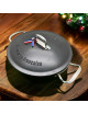 LA COCOTTE FRANCAISE Cast Iron Cocotte 26cm Intense Black Parisian Café