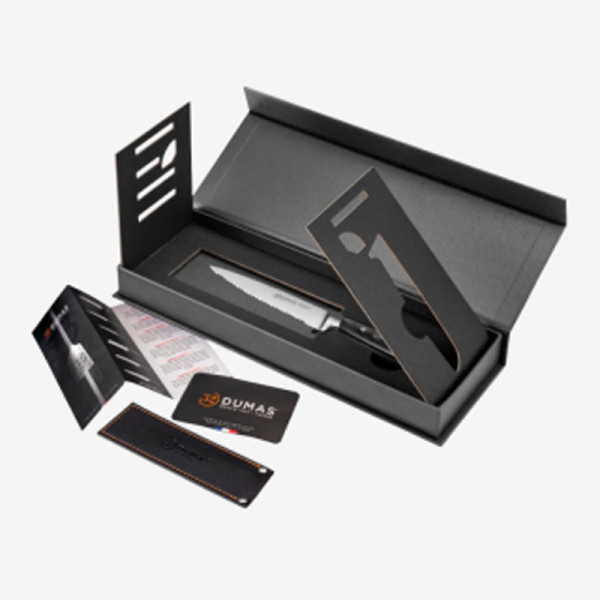 32 DUMAS 12cm Utility Knife Signature Micarta Kitchen Knife