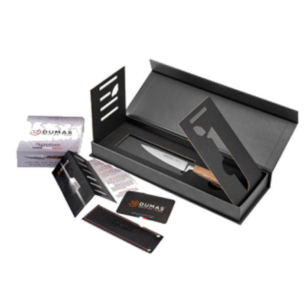 32 DUMAS 10cm Paring Knife Signature Green Oak Kitchen Knife