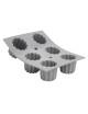 DE BUYER Elastomoule with 6 Bordelais Canelés Silicone Mold