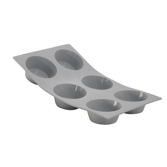 DE BUYER Elastomoule with 6 silicone muffins