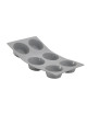 DE BUYER Elastomoule with 6 silicone muffins