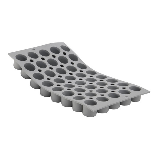 DE BUYER Elastomoule with 40 Mini Cylinders, Silicone Mold Sheet