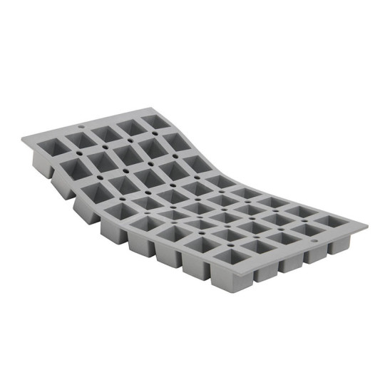 DE BUYER Elastomoule with 40 Mini Cubes Silicone Tray Mold