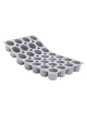 DE BUYER Elastomoule with 28 Bordeaux Mini Cannelés Silicone Mold
