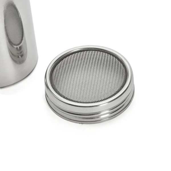 DE BUYER Stainless Steel Shaker with Wire Mesh, 13cm