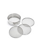 DE BUYER stainless steel sieve with 4 interchangeable meshes