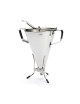 DE BUYER Kwik Max 3.3L Stainless Steel Plunger Funnel with Stand