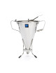 DE BUYER Kwik Max 3.3L Stainless Steel Plunger Funnel with Stand