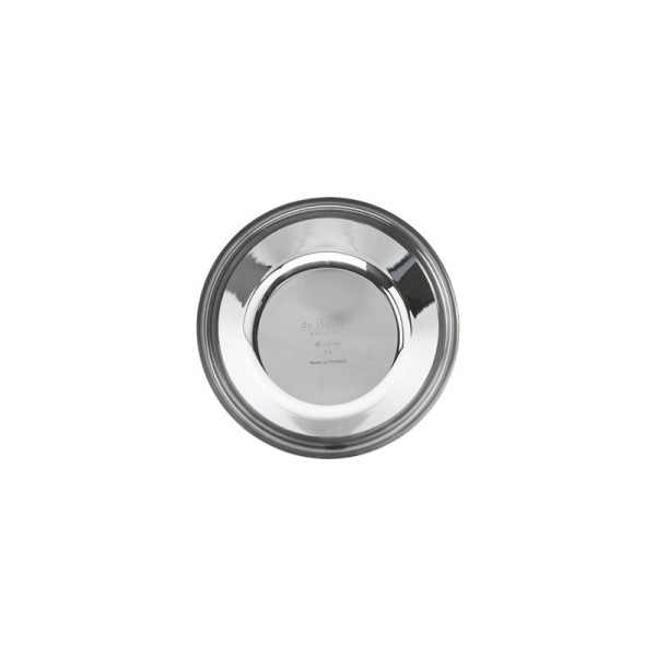 DE BUYER Conical Stainless Steel Bowl with Open Rolled Rim - 7 Sizes