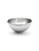 DE BUYER Half-Spherical Stainless Steel Bowl with Open Rolled Rim - 2 Sizes