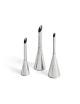 DE BUYER Set of 3 stainless steel filling nozzles