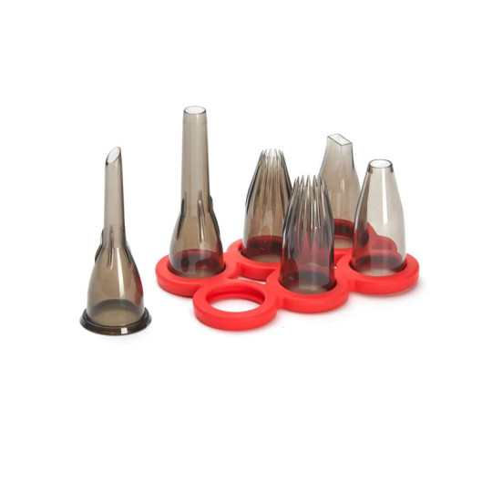 DE BUYER Set of 6 Filling Nozzles for Le Tube
