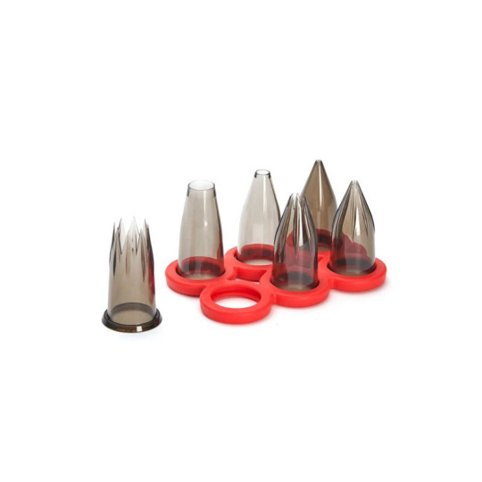 DE BUYER Set of 6 Starter Nozzles for Le Tube