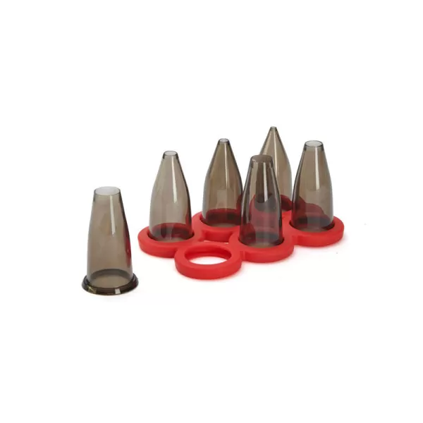 DE BUYER Set of 6 Uni Nozzles for Le Tube