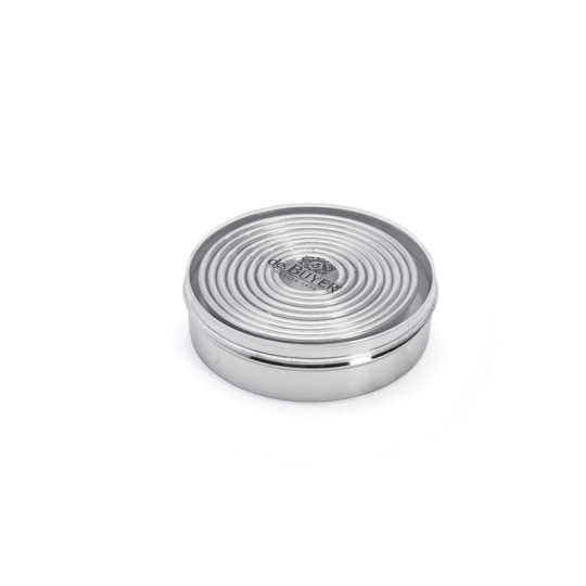 DE BUYER Box of 9 round, plain stainless steel cutters