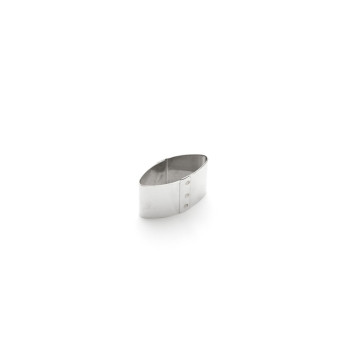 DE BUYER Calisson Tart Ring in Stainless Steel, Height 4cm - 2 Sizes