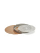 DE BUYER Fluted Stainless Steel Tart Pan with Removable Bottom, 24cm