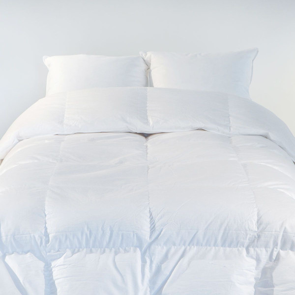 Temperate duvet in white duck down - Weight 250g/m2 - 4 sizes