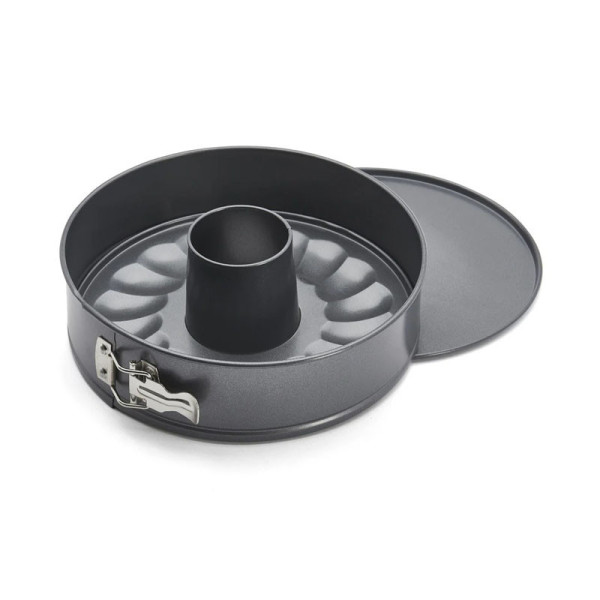 DE BUYER Savarin Springform Pan, Non-Stick Steel, 2 Bottoms