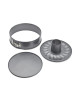 DE BUYER Savarin Springform Pan, Non-Stick Steel, 2 Bottoms