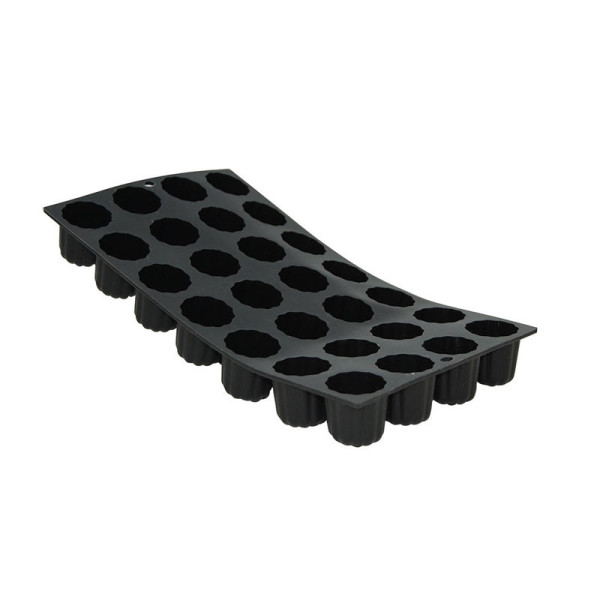 DE BUYER Moulflex mold for 28 mini cannelés in Bordeaux