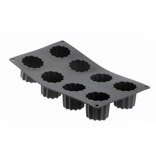DE BUYER Moulflex Bordeaux 8-Cannelé Pan