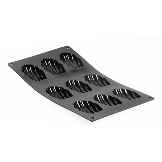 DE BUYER Moulflex 9-Madeleine Tray Mold