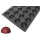 DE BUYER Moulflex Pro mold, 18-half-sphere tray