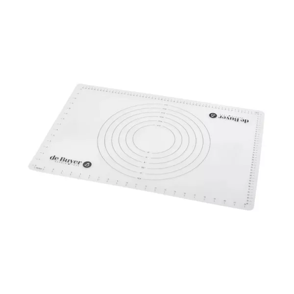 DE BUYER Non-Stick Silicone Baking and Prep Mat with Markings, 60x40cm