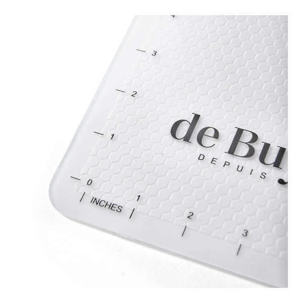 DE BUYER Non-Stick Silicone Baking and Prep Mat with Markings, 60x40cm
