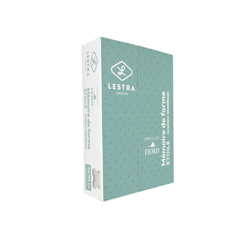 LESTRA Fjord Memory Foam Star Pillow 54x45cm