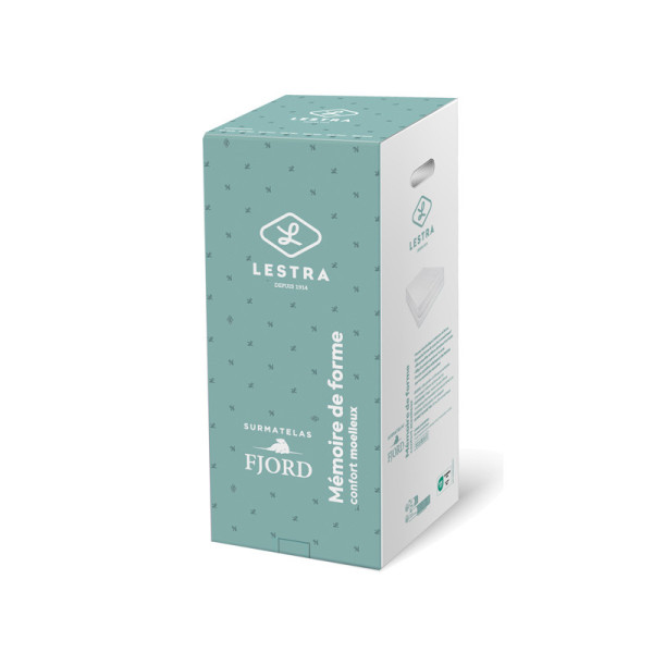 LESTRA Fjord Memory Foam Mattress Topper - 7 Sizes