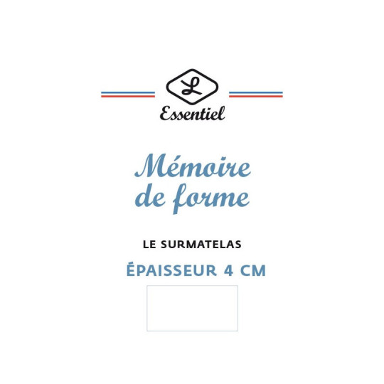 LESTRA Essential Memory Foam Mattress Topper - 5 Sizes
