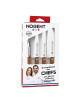 NOGENT Cherry Wood Chefs' Kitchen Set of 4 Knives