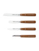NOGENT Cherrywood Chefs Apéro Set of 4 Knives