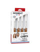 NOGENT Cherry Wood Chefs Table Steak Knife Set with 4 Knives