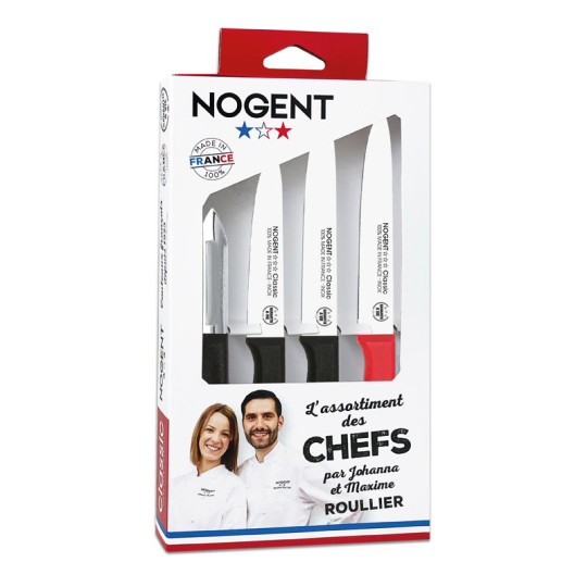 NOGENT Polypro Chefs Cuisine Set of 4 Knives