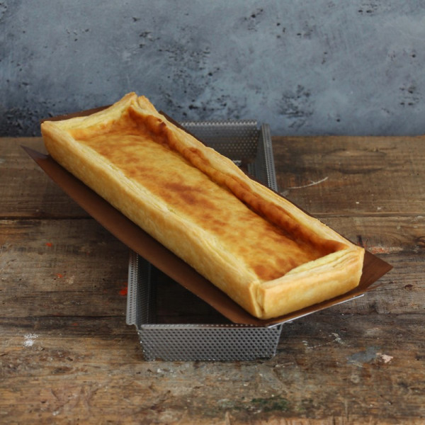 DE BUYER rectangular mold with removable bottom in stainless steel