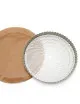 DE BUYER tainless steel fluted tart mold with removable bottom