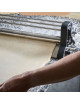 DE BUYER Stainless Steel Rolling Pin 48.5x19x15cm