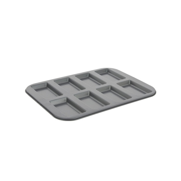 DE BUYER Non-Stick Steel 8-Hole Financier Pan