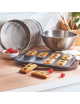 DE BUYER Non-Stick Steel 8-Hole Financier Pan