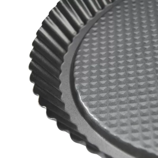 DE BUYER Round Fruit Tart Mold, Non-Stick Steel, 28cm
