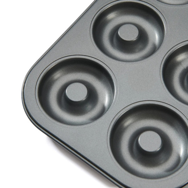 DE BUYER Non-Stick Steel 6-Mini Savarin Pan