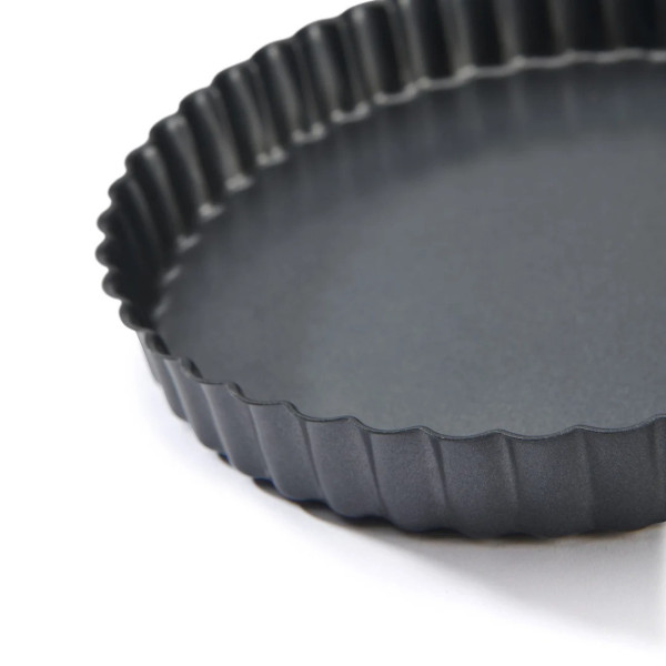 DE BUYER Round Non-Stick Steel Tart Mold - 4 Sizes